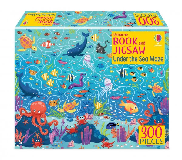Book & Jigsaw Under the Sea Maze 300pc