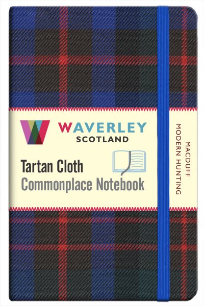 Tartan Cloth Notebook Pocket: MacDuff Modern Hunting