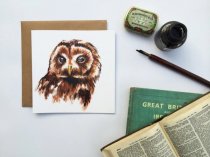 Tawny Owl Greetings Card