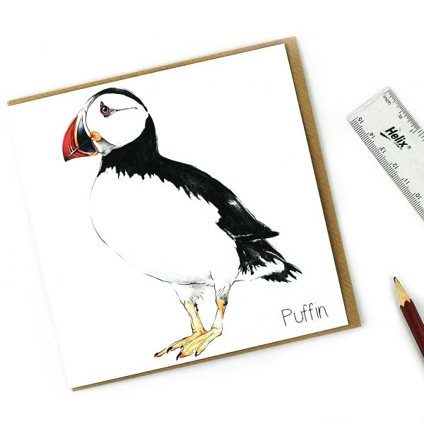 Puffin Greetings Card