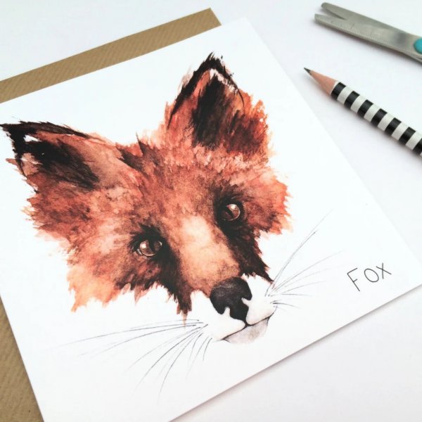 Fox Greetings Card
