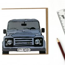 Land Rover Birthday Greetings Card
