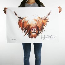 Tea Towel Highland Cow