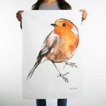 Tea Towel Robin