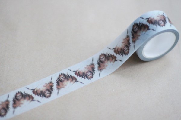 Washi Tape Highland Cow