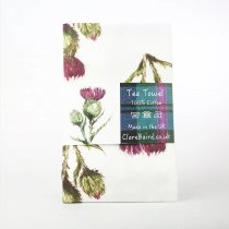 Tea Towel Repeat Thistle Flower of Scotland