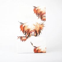 Tea Towel Repeat Highland Cow