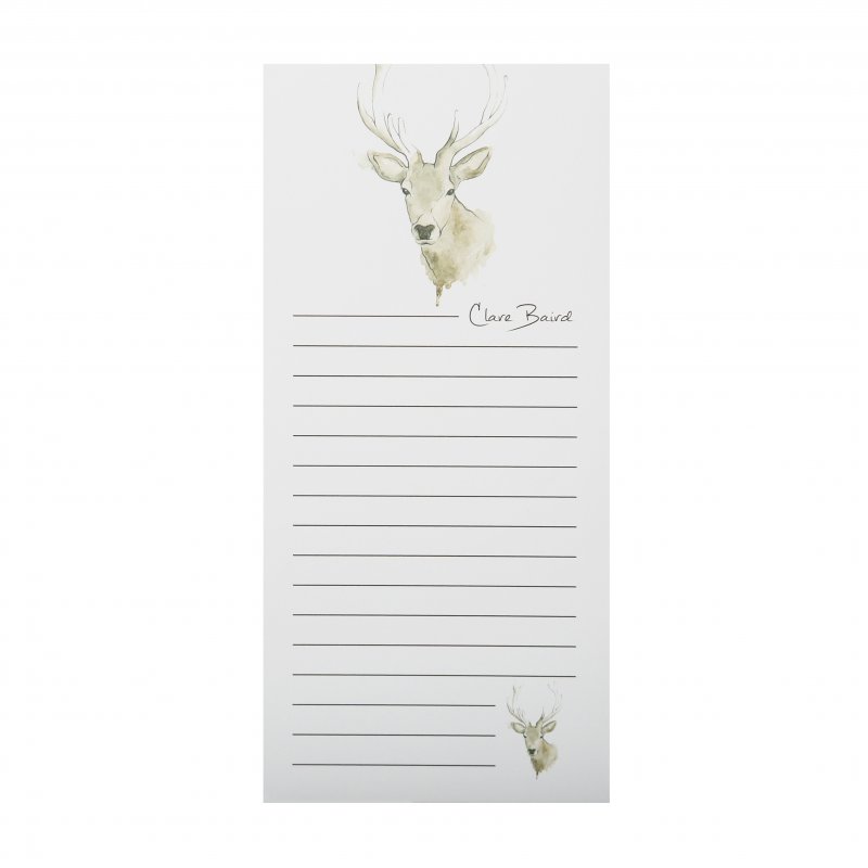 Magnetic Notepad Highland Stag