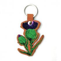 Key Ring Thistle Tan
