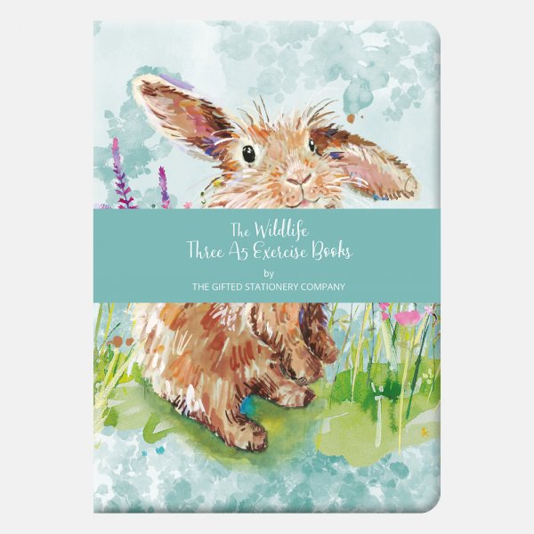 A5 Exercise Book Set of 3 Wildlife