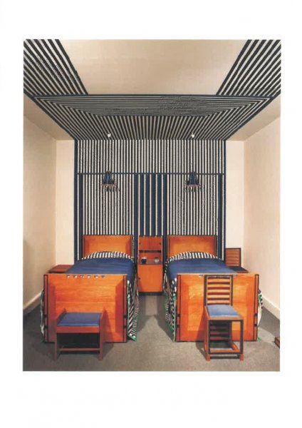 Guest bedroom, Derngate Postcard