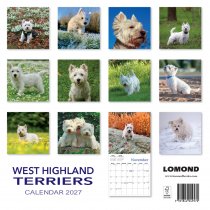 2027 Calendar West Highland Terriers (2 for 10v)