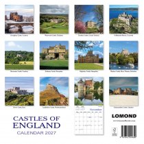 2027 Calendar Castles of England (2 for 10v)