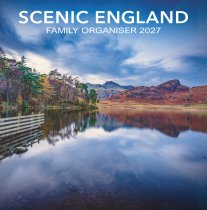 2027 Calendar Scenic England Family Organiser (2 for 10v)