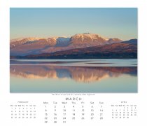 2027 Calendar Scotland Light & Land