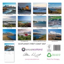 2027 Calendar Scotland's West Coast