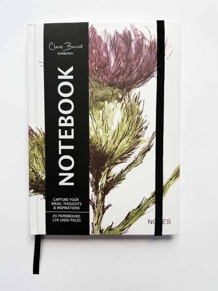 Notebook Thistle Flower of Scotland