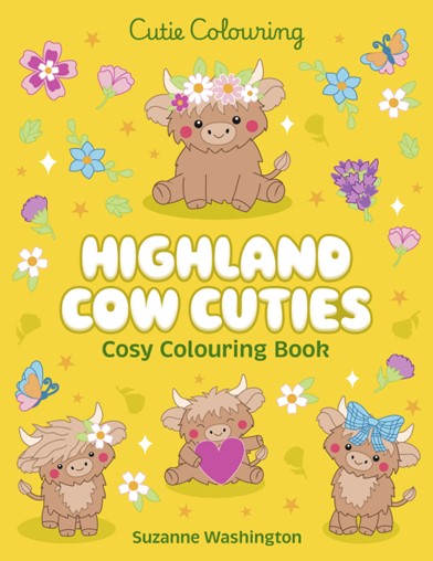Highland Cow Cuties Cosy Colouring Book