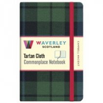 Tartan Cloth Notebook Pocket: Campbell Ancient