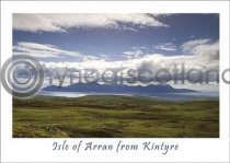 Arran From Kintyre Postcard