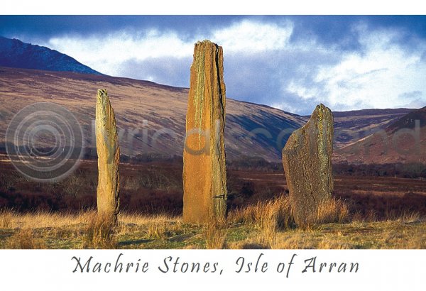 Standing Stones, Machrie Moor Postcard