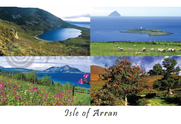 Isle Of Arran Composite 3 Postcard