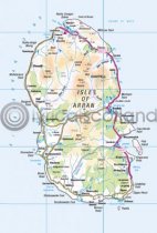 Arran Map Postcard