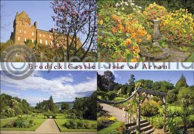 Brodick Castle Composite Postcard