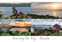 Tay Bridge Composite, Dundee Postcard