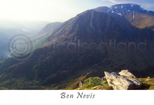 Ben Nevis from Mamores Postcard