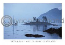 Plockton In Scotch Mist Postcard