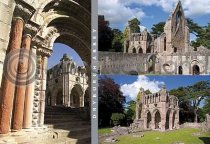 Dryburgh Abbey Composite Postcard