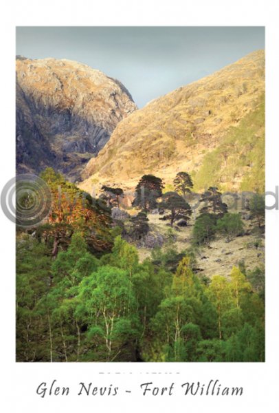 Glen Nevis - Fort William Postcard