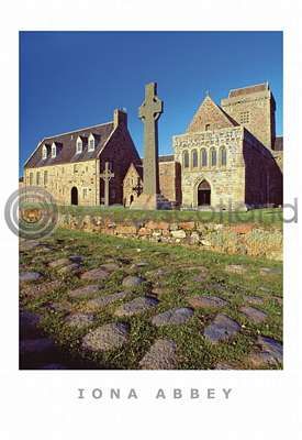 Iona Abbey Postcard