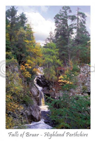 Falls of Bruar - Highland Perthshire Postcard