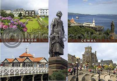 Dunoon Composite Postcard