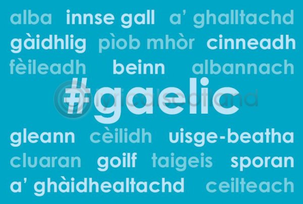 #gaelic Postcard