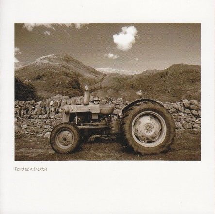 Fordson Dexta Sepia Greetings Card