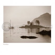 Plockton, Wester Ross Sepia Greetings Card