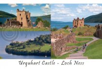 Urquhart Castle Composite 2 Postcard