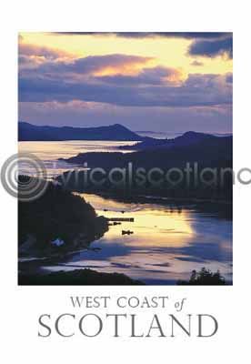 West Coast of Scotland Postcard