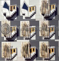 Parliament Casements Colour Photo Greetings Card