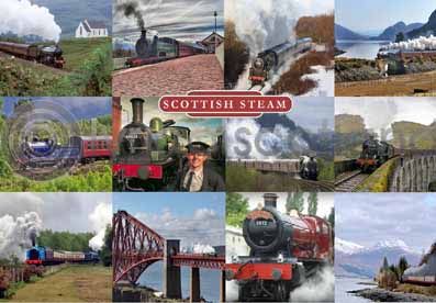 Scottish Steam Postcard
