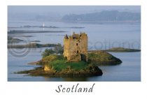 Castle Stalker - Scotland Postcard