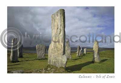 Lewis - Callanish Standing Stones Postcard