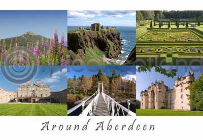 Around Aberdeen Postcard