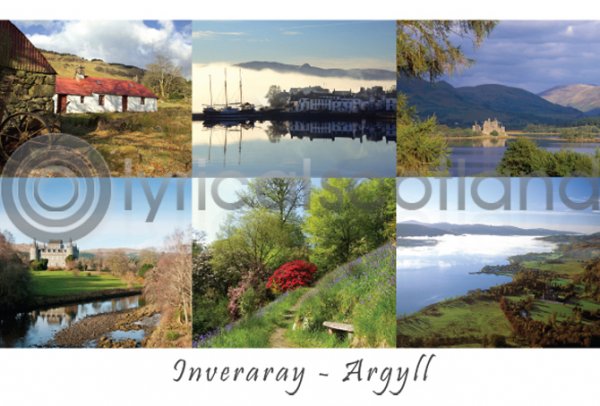 Inveraray, Argyll Composite Postcard
