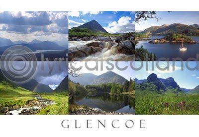Glencoe Composite Postcard