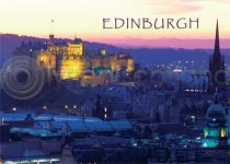 Edinburgh Castle at Dusk Magnet