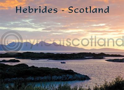 Hebrides - Scotland, Rum & Eigg Magnet